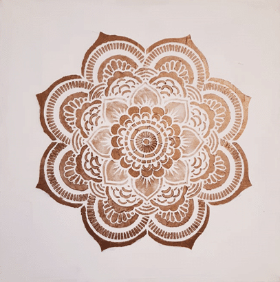 Mandala Bronz 40×402